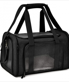Airline Approved Travel Pet Carrier Shoulder Bag Carriers Portable Breathable Large Capacity